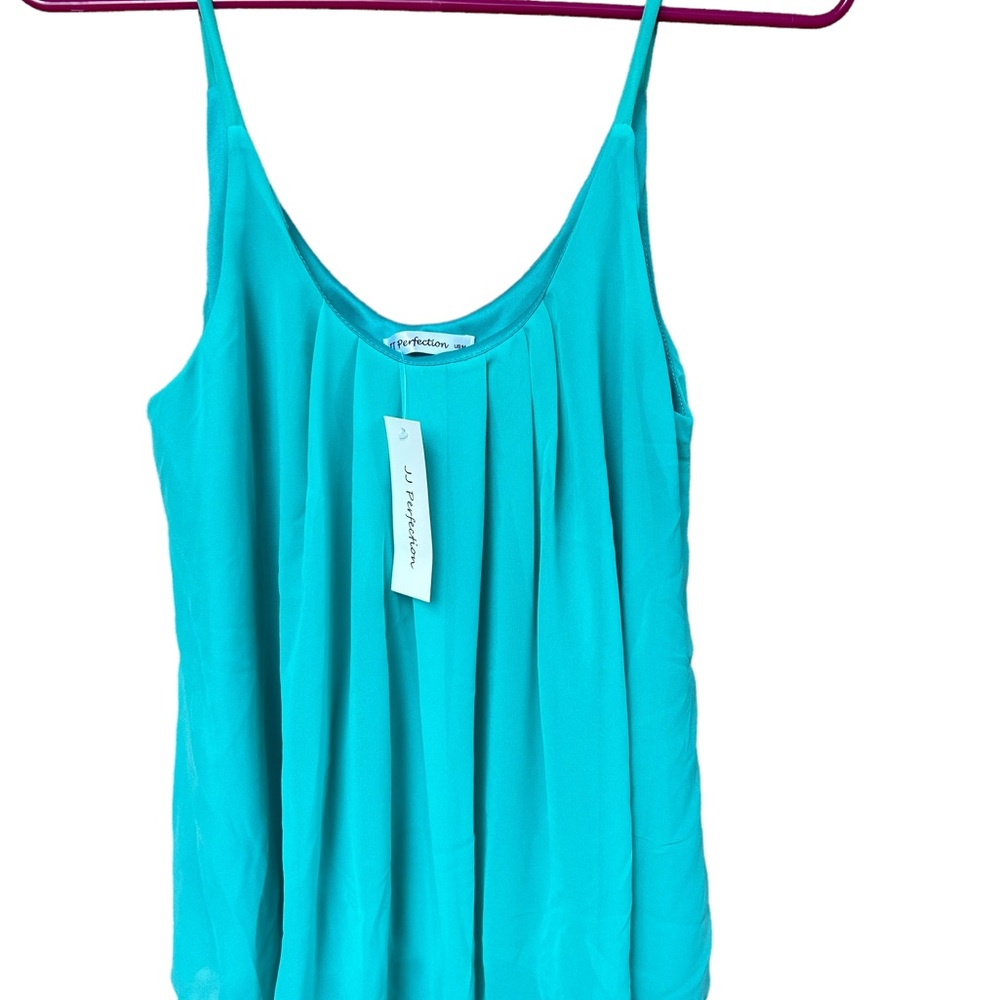 JJ Perfection Sea-green Camisole BlouseTop Size Medium